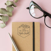 VANAF DE BIBLIOTHEEK VAN DE Eigen naam Zelfinktende Stempel