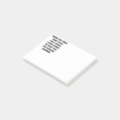 Vanaf de Eerste Keer Dat Ik Je Zag Post-it® Notes (Schuin)