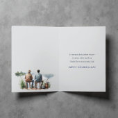 Vanaf de eerste stappen, elke reis Happy Vaderdag Kaart