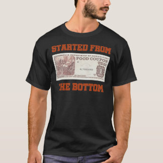Vanaf de grond is de marcintee voedselstempel esse t-shirt