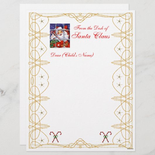 Vanaf de kerstbriefing op kantoor (Voorkant / Achterkant)