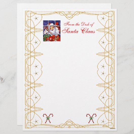 Vanaf de kerstbriefing op kantoor (Voorkant / Achterkant)