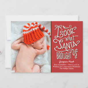Vanaf de kerstkaart van Santa Birth