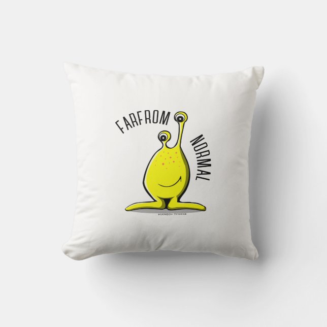 VANAF DE NORMALE TWEE-EYED MONSTER PILLOW KUSSEN (Voorkant)