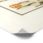 Vanaf de Quai de Passy, in de regen Poster (Hoek)