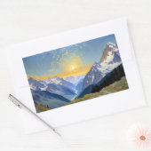 Vanaf de top rechthoekige sticker (Envelop)