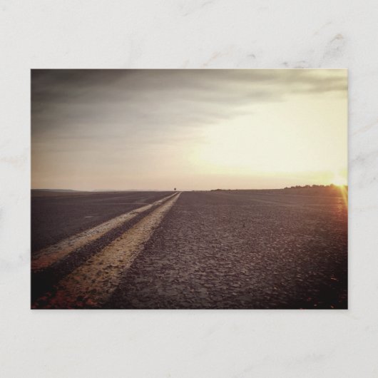 Vanaf de weg briefkaart (Voorkant)