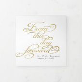 Vanaf deze dag Elopement Photo Gallery Drieluik Uitnodiging (Cover)