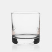 Vanaf deze dag naar voren elegante trouwjurk whisky glas (Links)