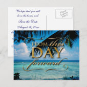 Vanaf deze dag vooruit aankondigingskaart (Voorkant / Achterkant)