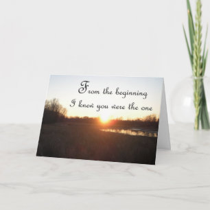 Vanaf het begin - Jubileum Kaart voor man