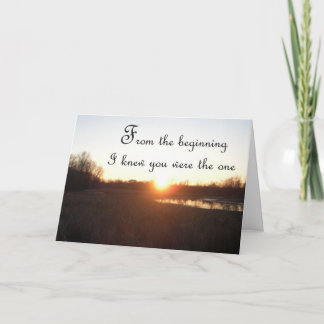 Vanaf het begin - Jubileum Kaart voor man