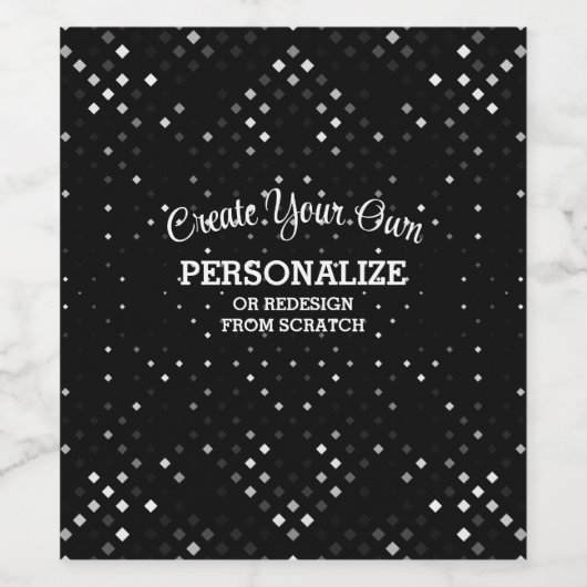 Vanaf het begin ontwerpen - wijn etiket (Enkel label)