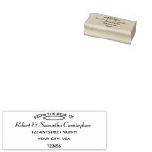 Vanaf het bureau van elke naam elk adres - rubberstempel (Gestempeld)