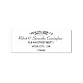 Vanaf het bureau van elke naam elk adres - rubberstempel (Afrduk)