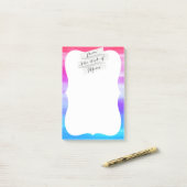 vanaf het bureau van moeder 4x6-laptop post-it® notes (Op bureau)