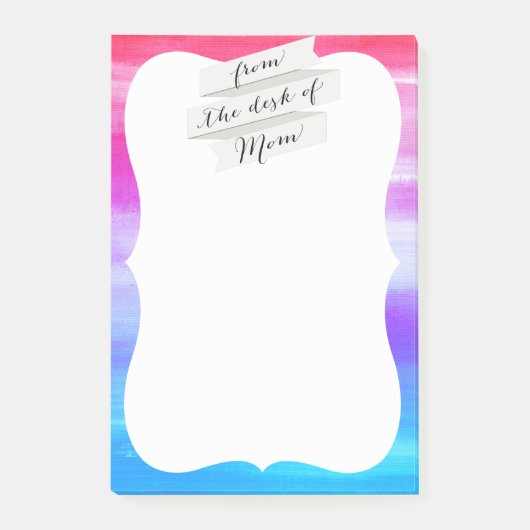 vanaf het bureau van moeder 4x6-laptop post-it® notes (Voorkant)