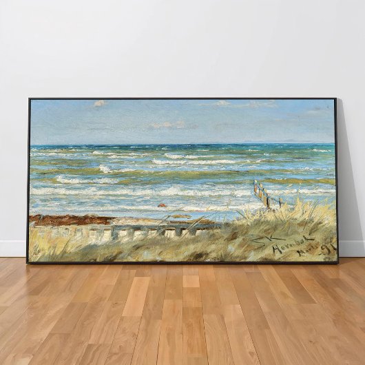 Vanaf Hornbæk strand, PS Kroyer Poster
