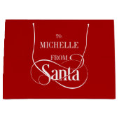 Vanaf kerstfeestdag in Santa Claus Groot Cadeauzakje (Voorkant)