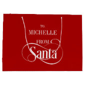 Vanaf kerstfeestdag in Santa Claus Groot Cadeauzakje (Achterkant)