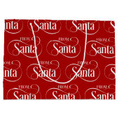 Vanaf kerstfeestdag in Santa Claus Groot Cadeauzakje (Achterkant)