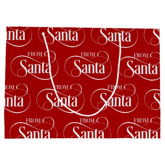 Vanaf kerstfeestdag in Santa Claus Groot Cadeauzakje (Achterkant)