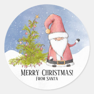 Vanaf Kerstkerstkerstkerstkerstperiode Ronde Sticker