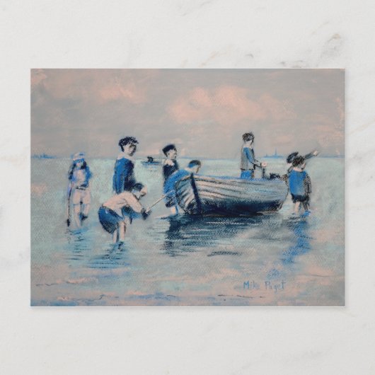Vanaf New Brighton Shore - 1891 Briefkaart (Voorkant)