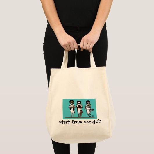 vanaf nul beginnen tote bag (Voorkant (product))