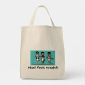 vanaf nul beginnen tote bag (Achterkant)