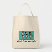 vanaf nul beginnen tote bag (Voorkant)