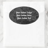 Vanaf nul herontwerpen! Een volledig op maat gemaa Ovale Sticker (Tas)