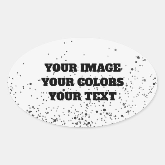 Vanaf nul opnieuw ontwerpen & maak je eigen ovale sticker (Voorkant)