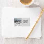 Vanaf ons nieuwe adres Winterwonderland Etiket (Insitu)