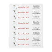 Vanaf ons nieuwe Home Snow roos en pen (Vel)