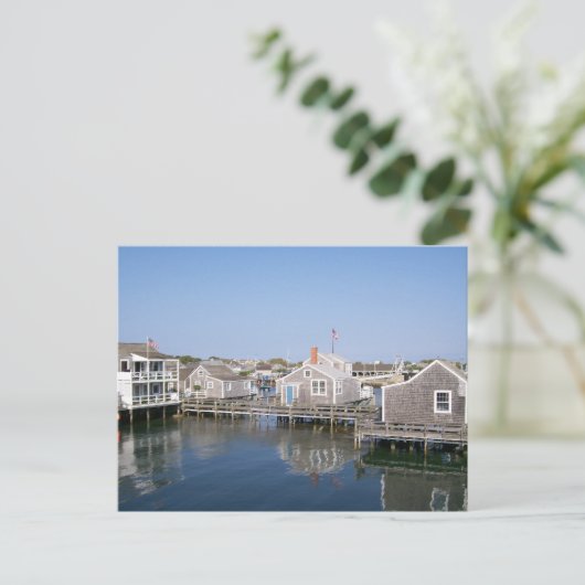 Vanaf rechte wharf briefkaart (Staand voorkant)