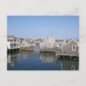 Vanaf rechte wharf briefkaart (Voorkant)