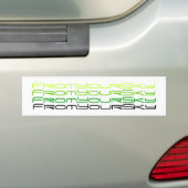 VanafUwSky-bumpersticker Bumpersticker (Op auto)
