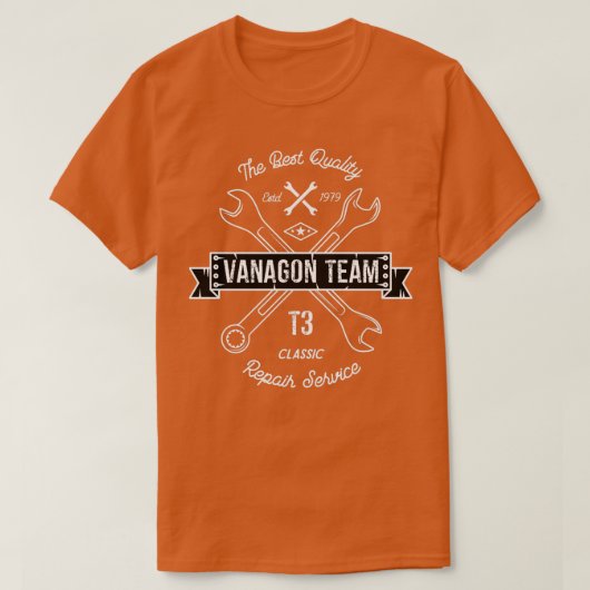 Vanagon Team T3 Repair Service Funny gezegde citaa T-shirt (Design voorkant)