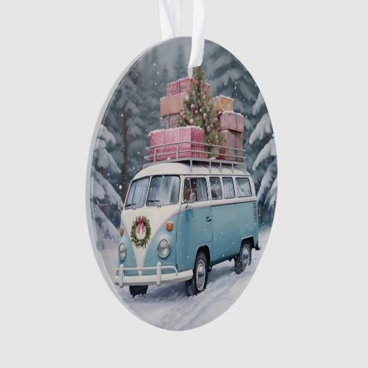  Vanagon Vakantie Trip Ornament (voorkant)