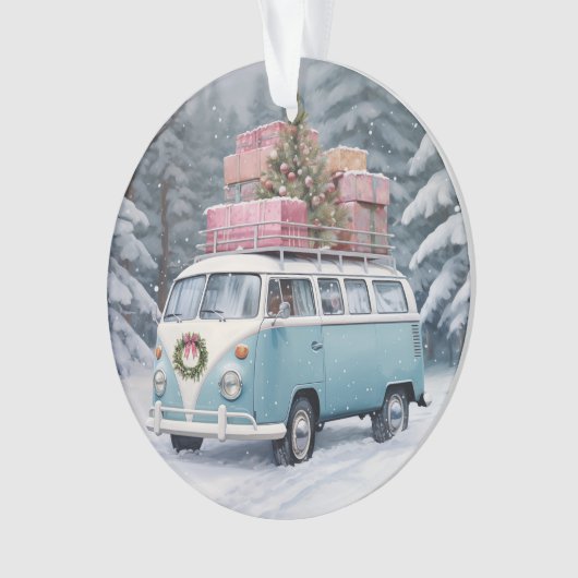  Vanagon Vakantie Trip Ornament (voorkant)