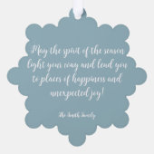  Vanagon Vakantie Trip Ornament (Achterkant)