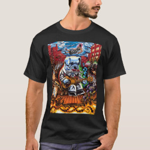 Vanavond - Blauwe hond (voorzijde) T-shirt
