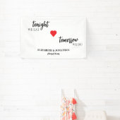 Vanavond Eten We, Morgen Doen We Oefenavond Spandoek (Insitu)