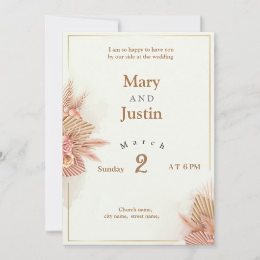 Vanavond is de nacht van Eid, huwelijk, liefde en  Kaart (Achterkant)