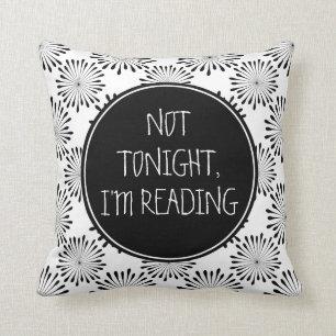 Vanavond niet, ik lees grappig kussen