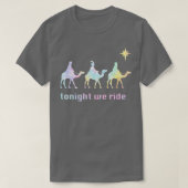 Vanavond rijden we Christmas 3 Wise Mannen Camel R T-shirt (Design voorkant)