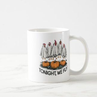 Vanavond Vliegen Grappige Halloween Kostuum Kip Ve Koffiemok