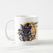Vanavond vliegen we - Black Witch Cat Koffiemok (Links)