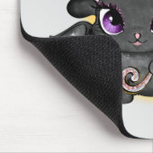 Vanavond vliegen we - Black Witch Cat Muismat (Hoek)